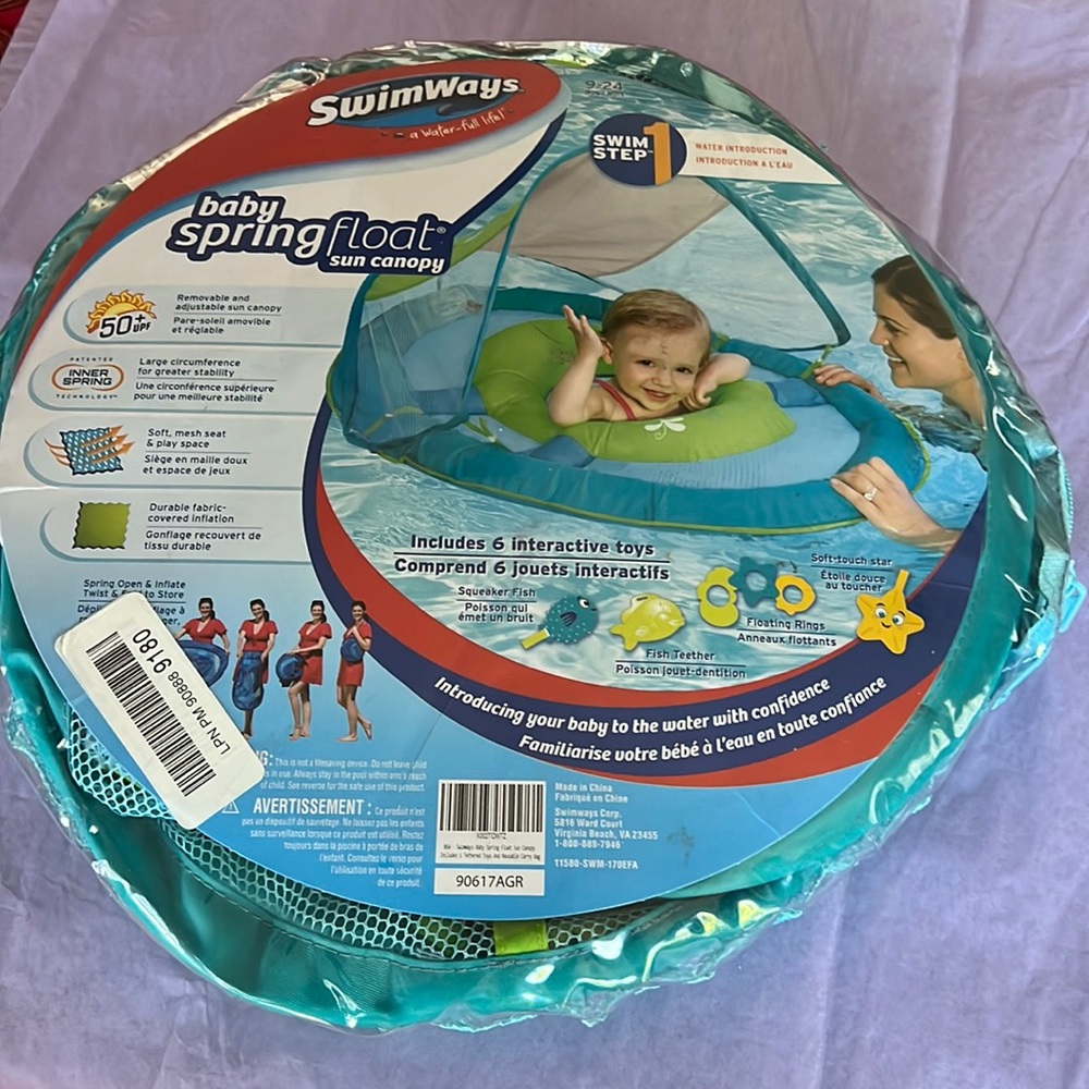 Swimways baby spring float - Picture 1 of 3